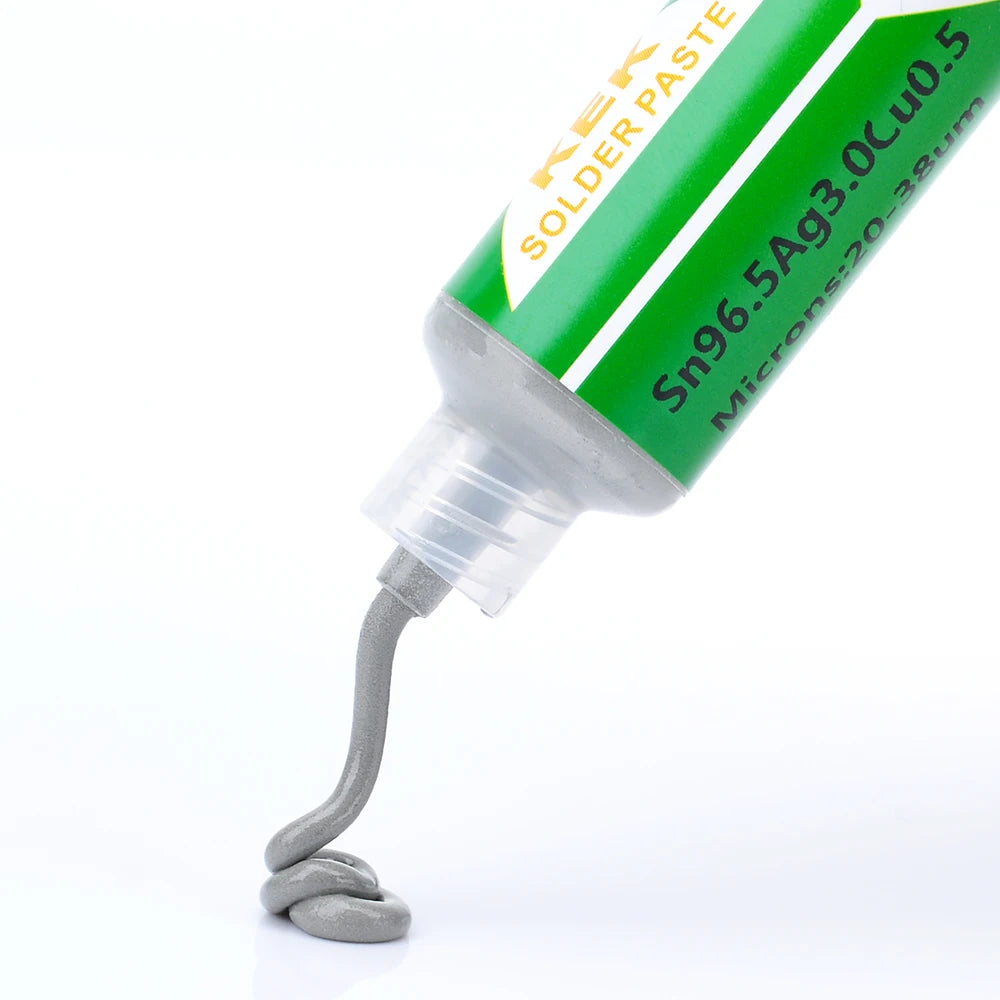 Sn42Bi58 SMD Welding Paste 138 ℃ Low Temperature Lead-free Syringe No Clean Solder Paste For Phone Component Repair