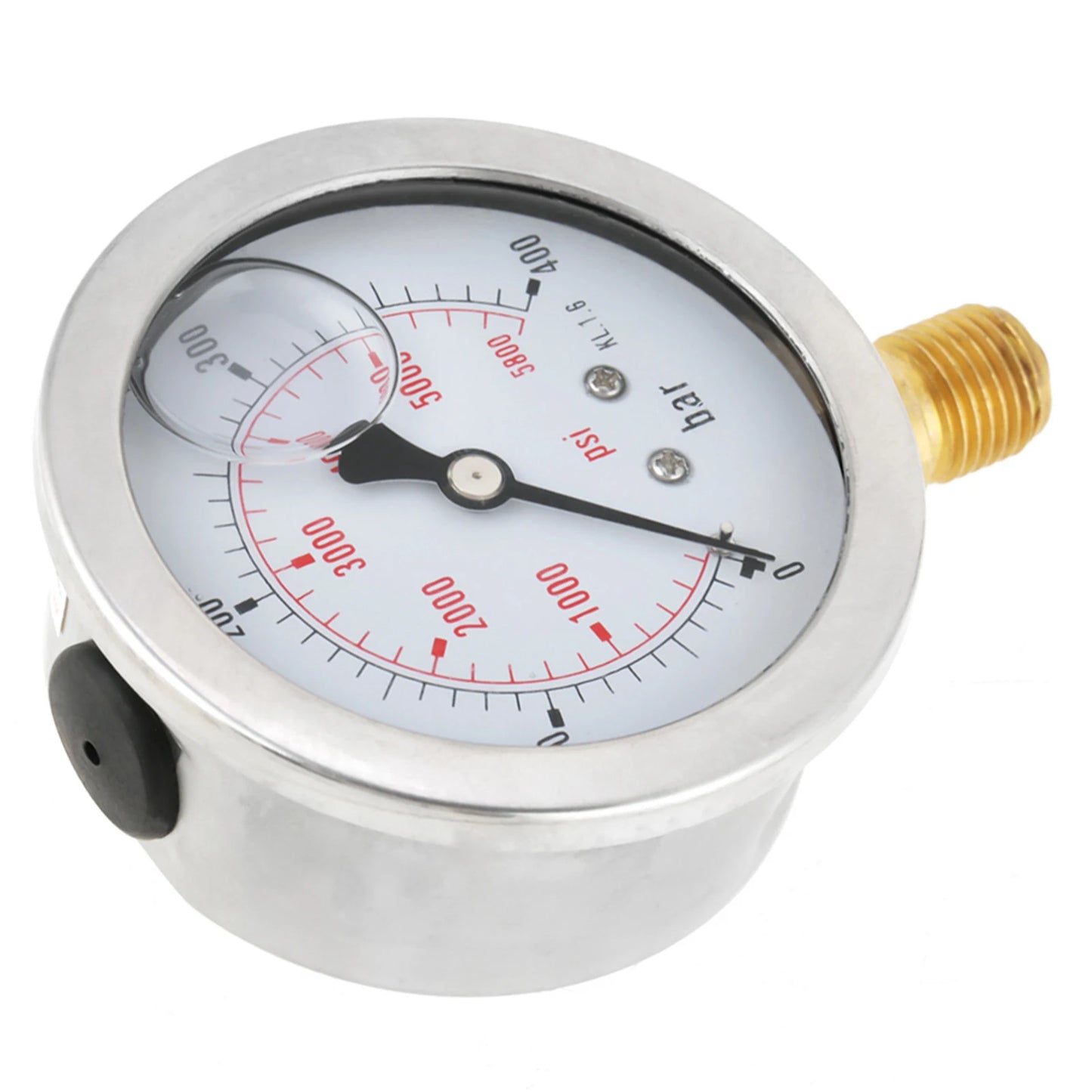 0‑400BAR 0‑5800PSI G1/4 68mm  Hydraulic Pressure Gauge Meter Air Pressure Gauge Hydraulic Gauge Hydraulic Pressure Gauge