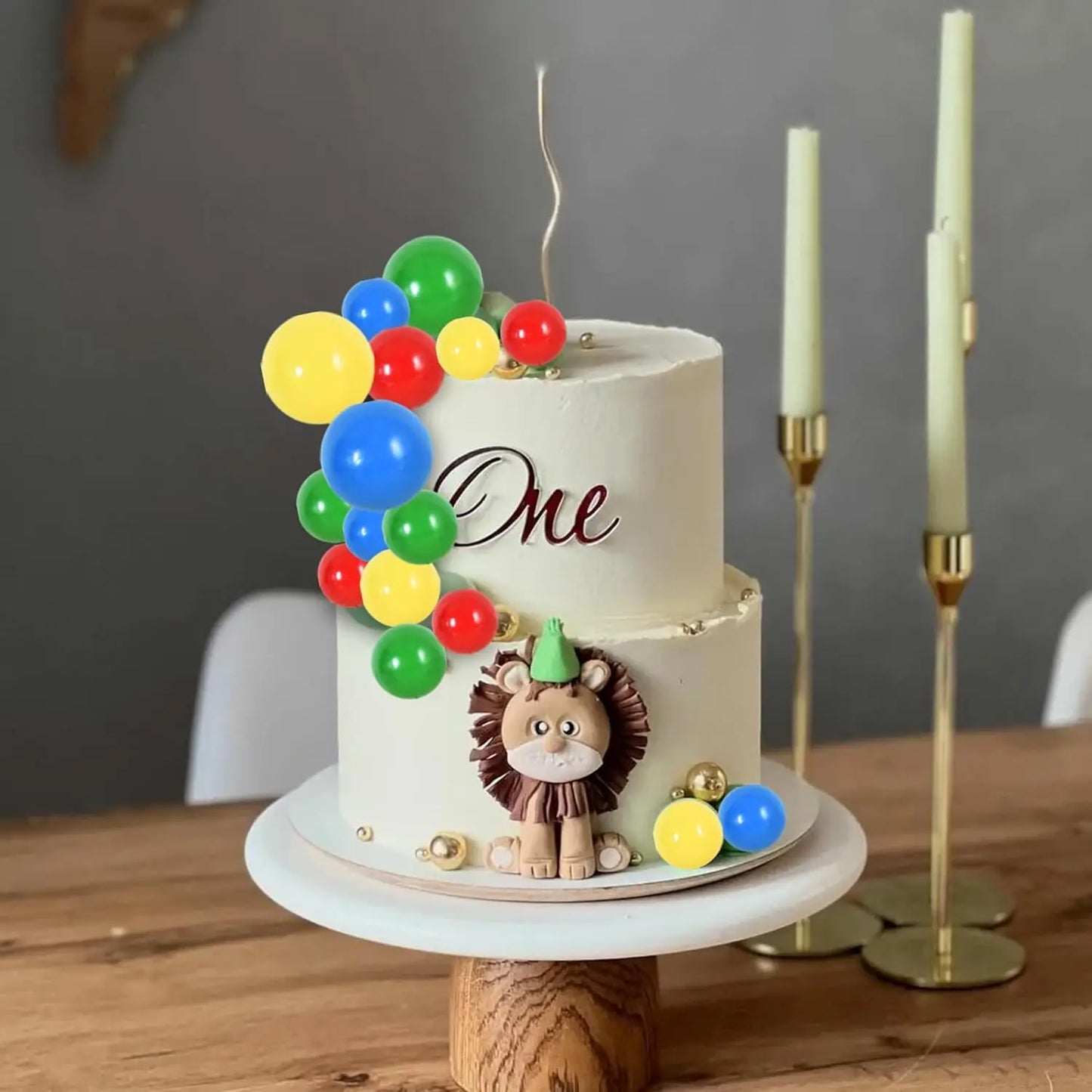 40 Pcs Mini Balls Cake Decorations Foam Balls DIY Cake Topper Insert Balls  for Baking Birthday Wedding Baby Shower Anniversary