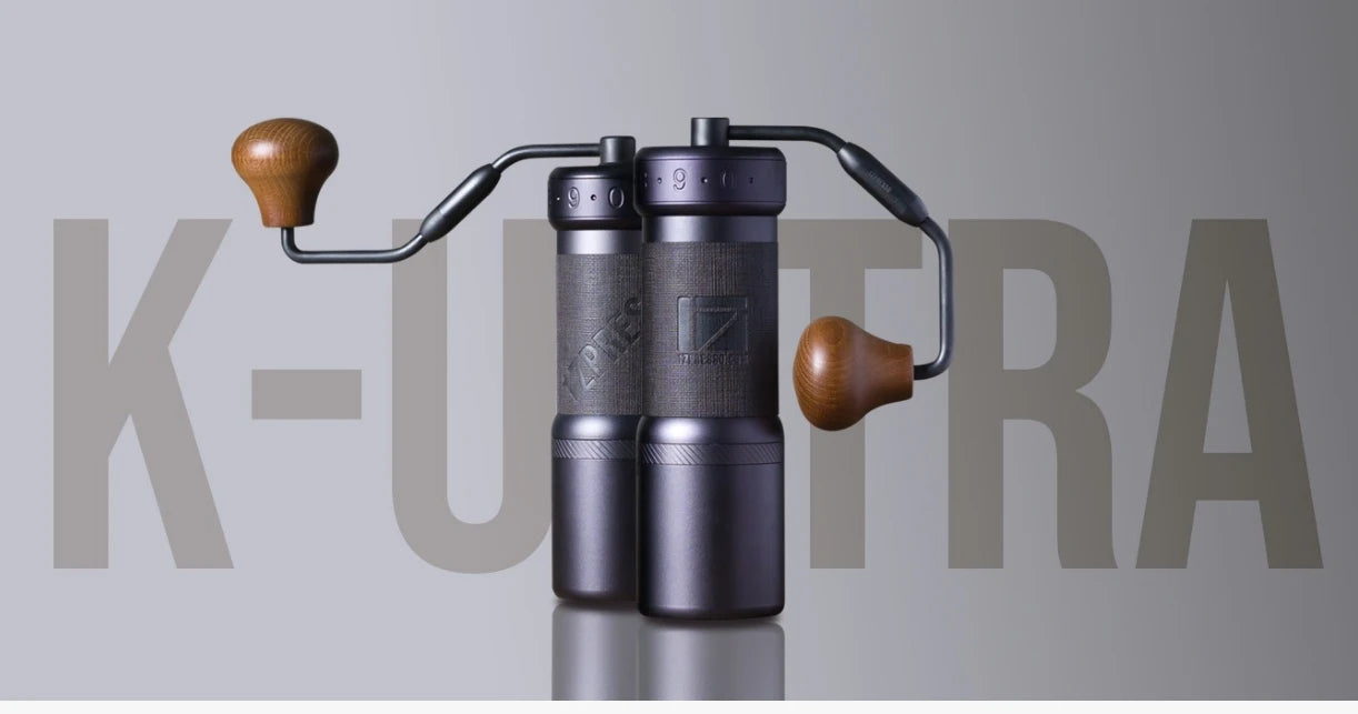 1zpresso Kultra coffee grinder Portable manual coffee mill adjustable  304stainless steel burr   special 7core burr