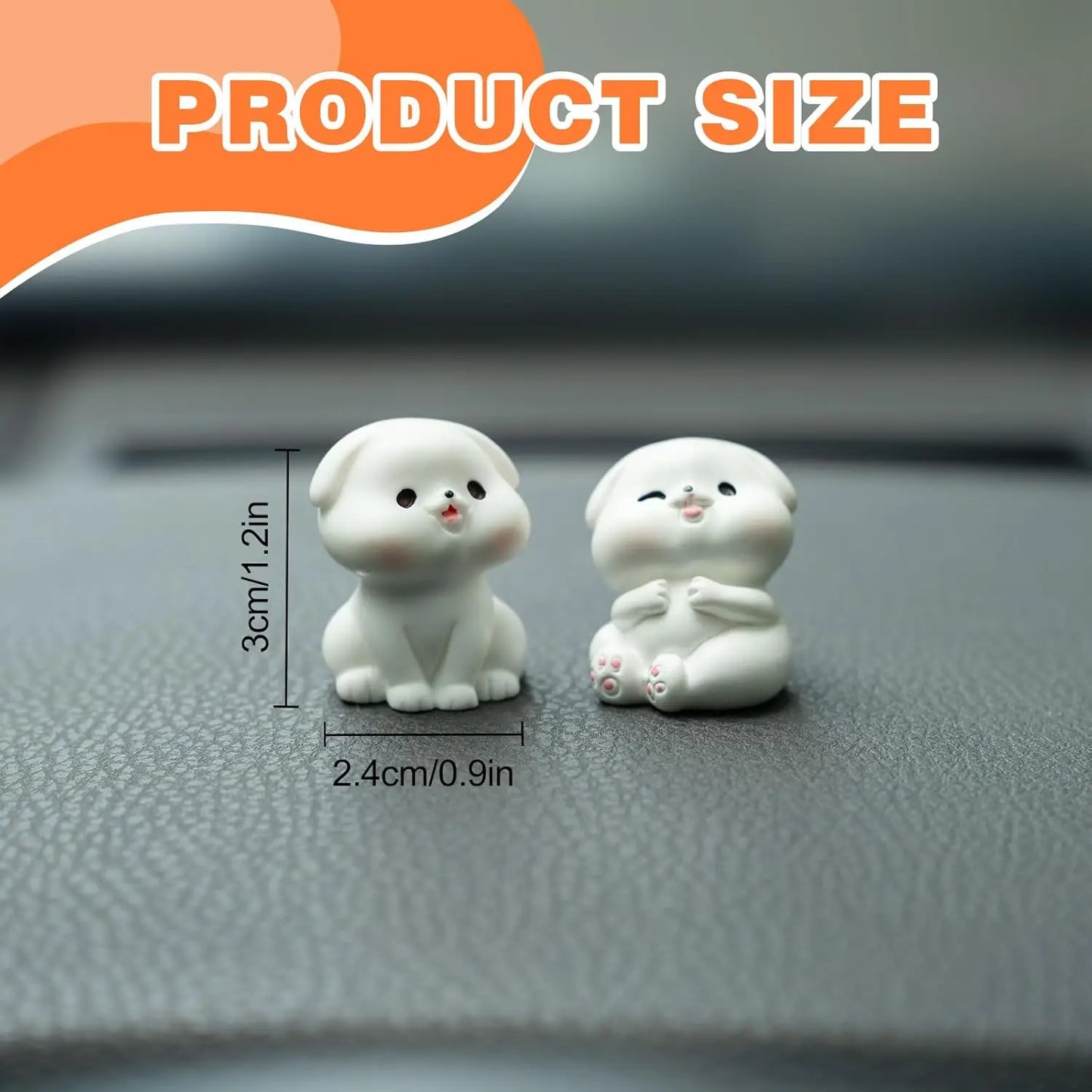 Cute Mini Animal Car Dashboard Accessories Fun Animal Car Rear view Mirror Decor Interior Ornaments Fairy Garden Home Car Gifts