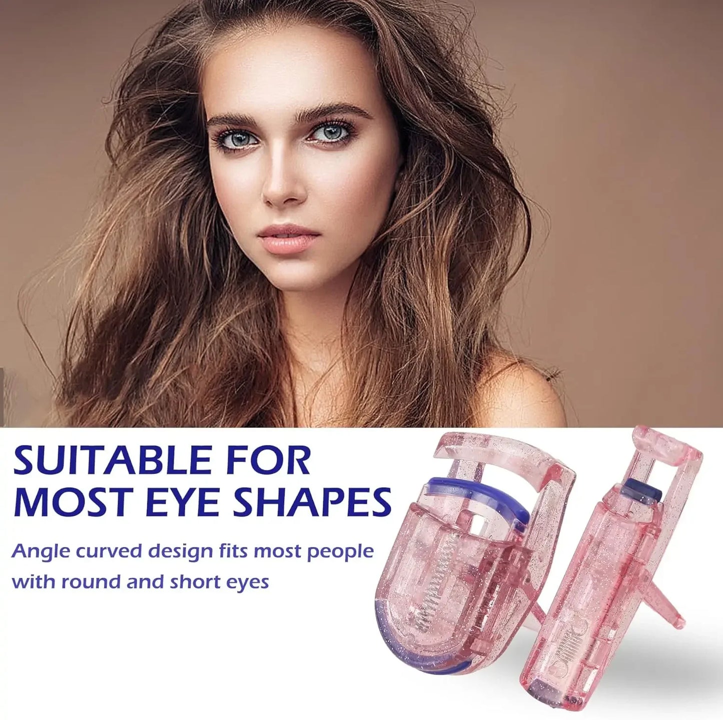 2pcs Eyelash Curler Eyelash Holder Cosmetic Tools Eyelash Curling Tool Lash Curling Clips Curling Lash Tools Eyelash Curling Cli