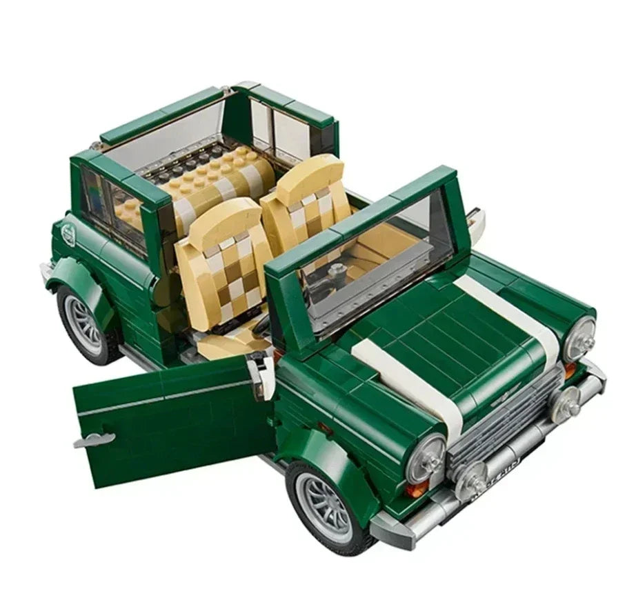 Car Bricks Bus Compatible 10220 10252 10242 Model Building Blocks Boys Girls Birthday Gifts Toys for Children