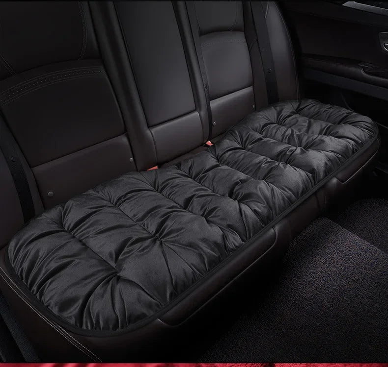 Winter Car Seat Cover with Back Pad Warm Slip-resistant Car Seat Cushion Chair Protector Universal for Suv Pick-Up Truck Sedan