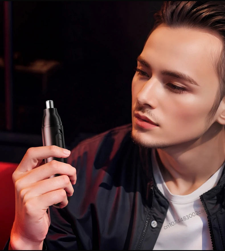 HOT Electric Nose Hair Trimmer Ear Hair Trimmer Eye-brow shaping Professional Safe Painless Portable For Business Trip And Home