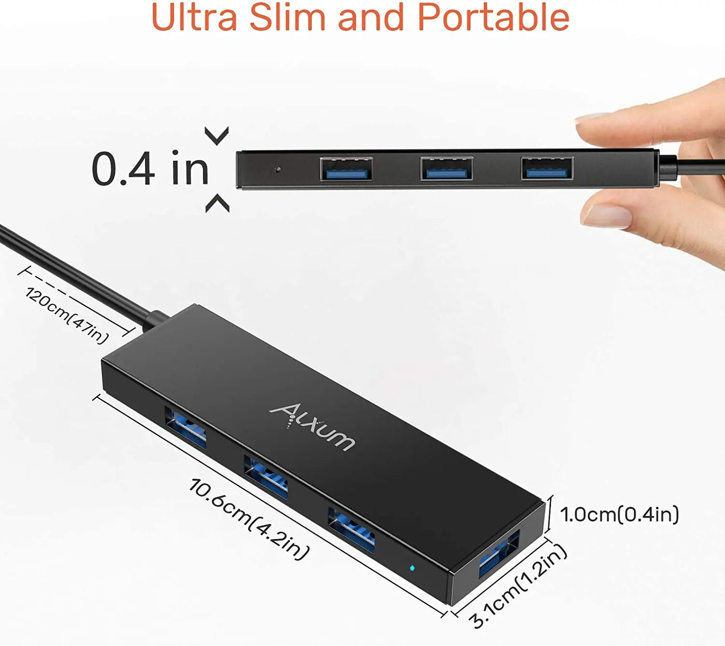 Alxum USB HUB Multi Ports Extension USB3.0 Splitter Adapter USB-A Docking Station for PC Laptop Mouse Keyboard usb Dlash Disk