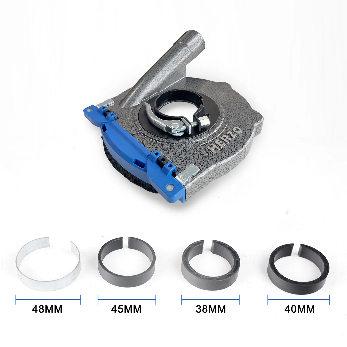 HERZO 125MM Aluminium  Grinding Dust Shroud For Angle Grinder With 125MM Grinding wheel