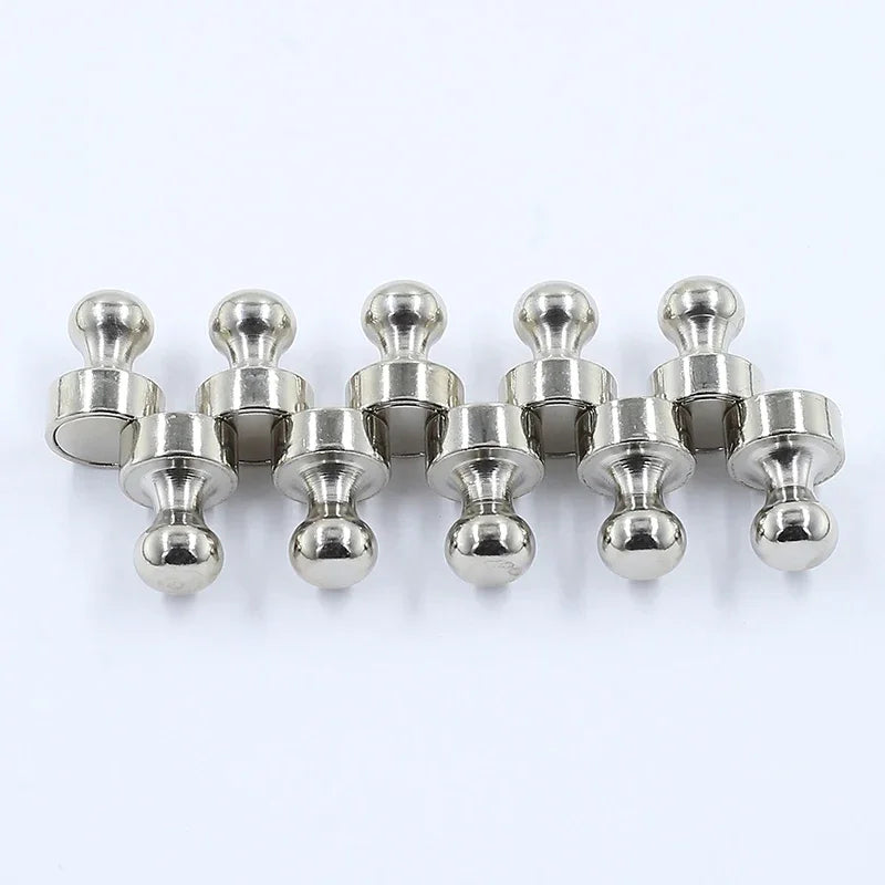5/10 PCs Super Strong Neodymium Magnet Magnetic Pushpins Sucker Thumbtack Steel Magnet Push Pin for Refrigerator Whiteboard