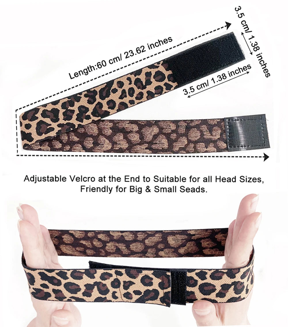 3pcs Elastic Band for Wig Edges Wrap Wig Band Lace Melting Band to Lay Edges Baby Hair Edge Adjustable Wig Melt Bands