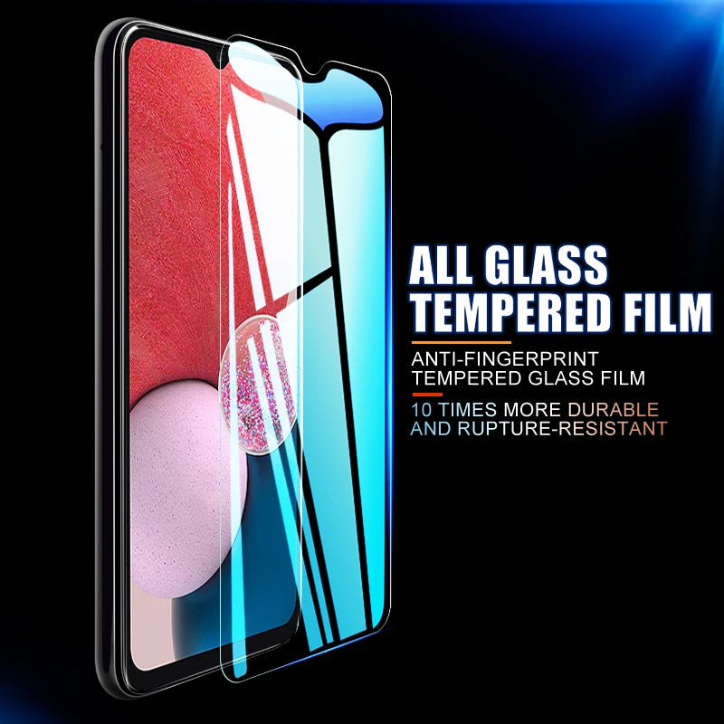 3Pcs Full Tempered Glass For Samsung Galaxy A03 A13 A23 A33 A53 A73 Screen Protector Galaxy M13 M23 M33 M53 HD Protective Film