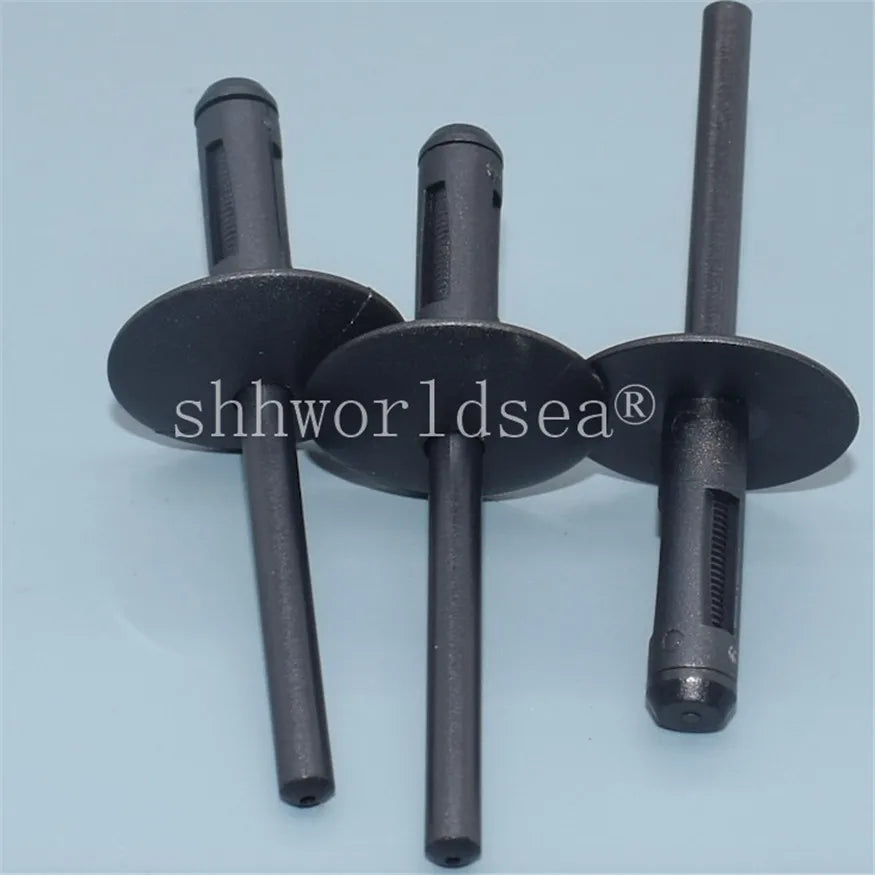 Shhworldsea 100PCS Front Fender Wheel Arch Trim Cove Black Nylon Rivet For BMW 07147293278