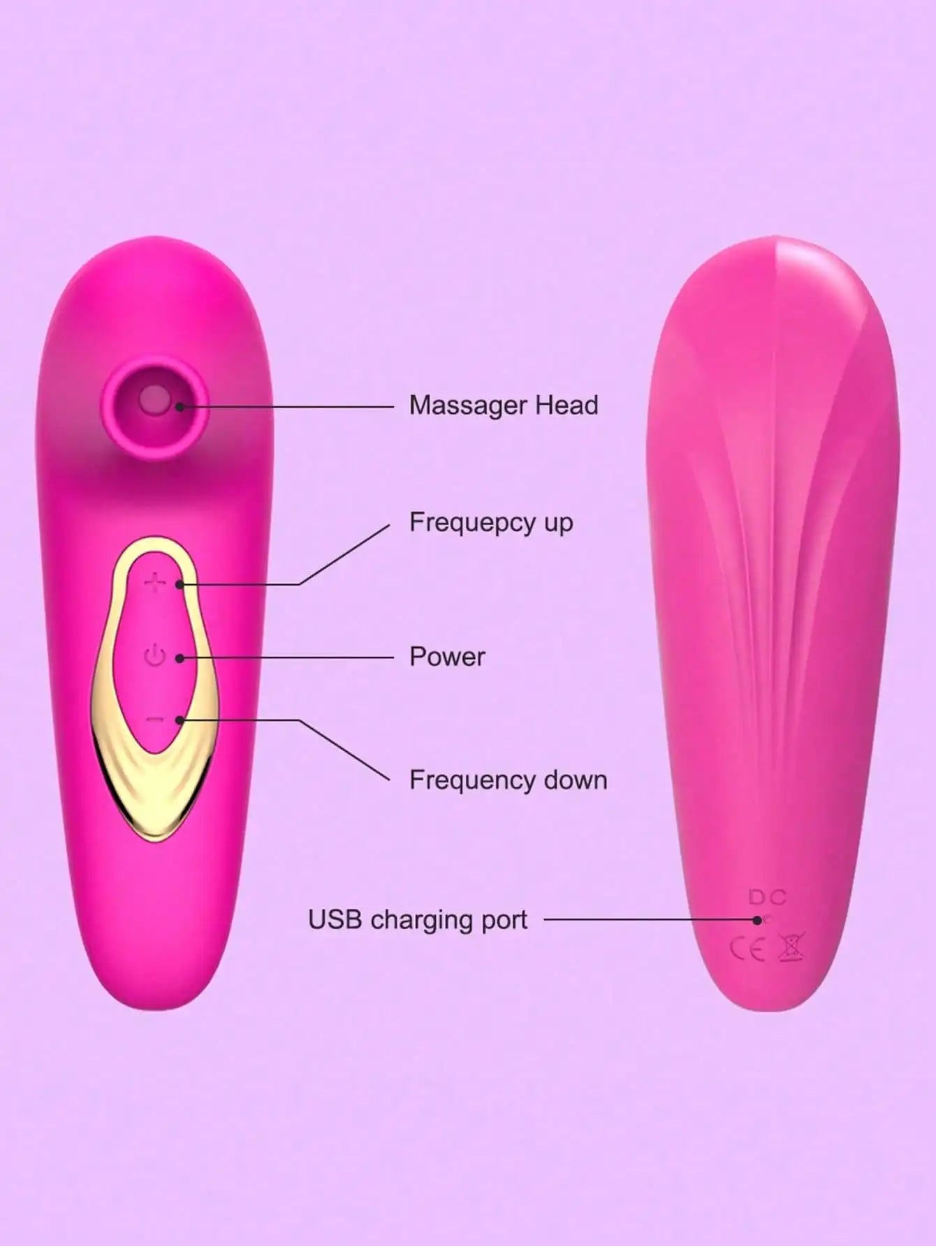 Silicone Suction Vibrators 10 Modes Nipple Sucker Sex Masturbation Stick Women Clitoral Stimulation Sucking Vibrator Adult Toys