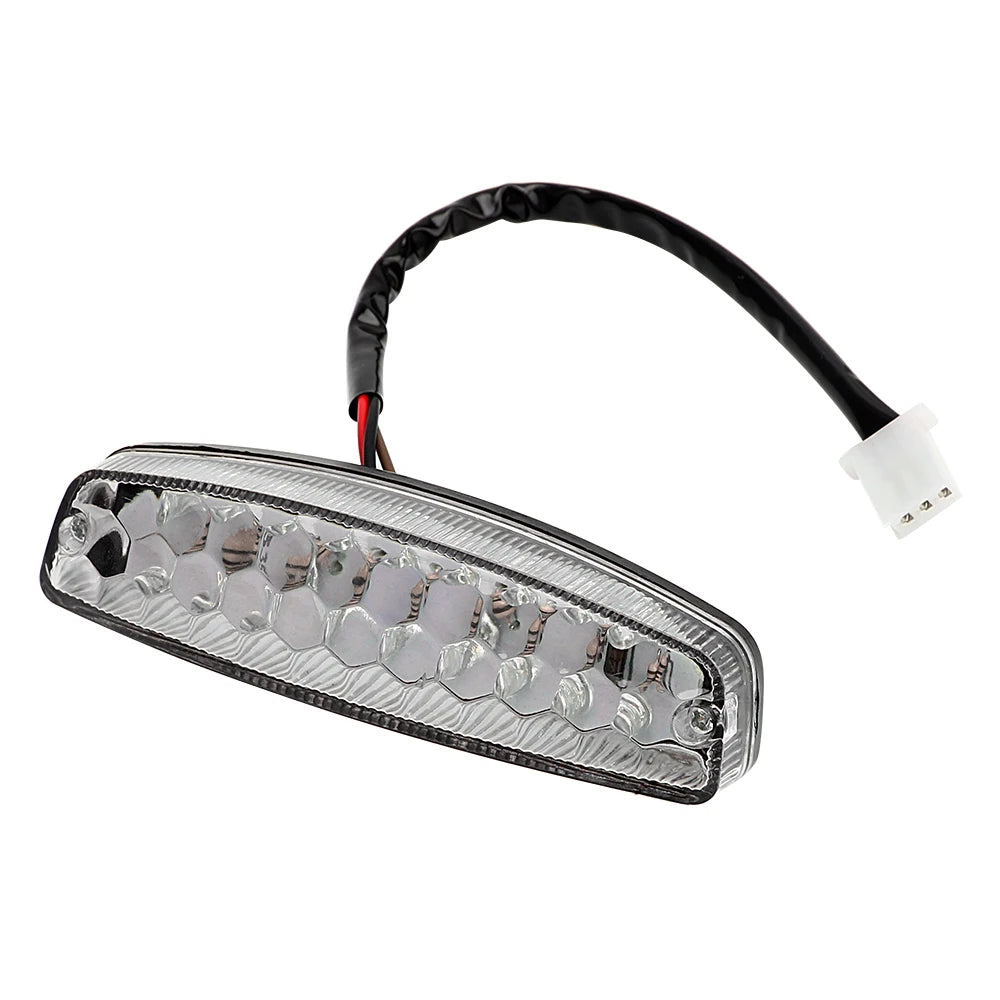 FORAUTO Motorcycle Taillight LED Brake Light For ATV Quad Kart Rear Indicator Tail Lamp Motorbike Accessories