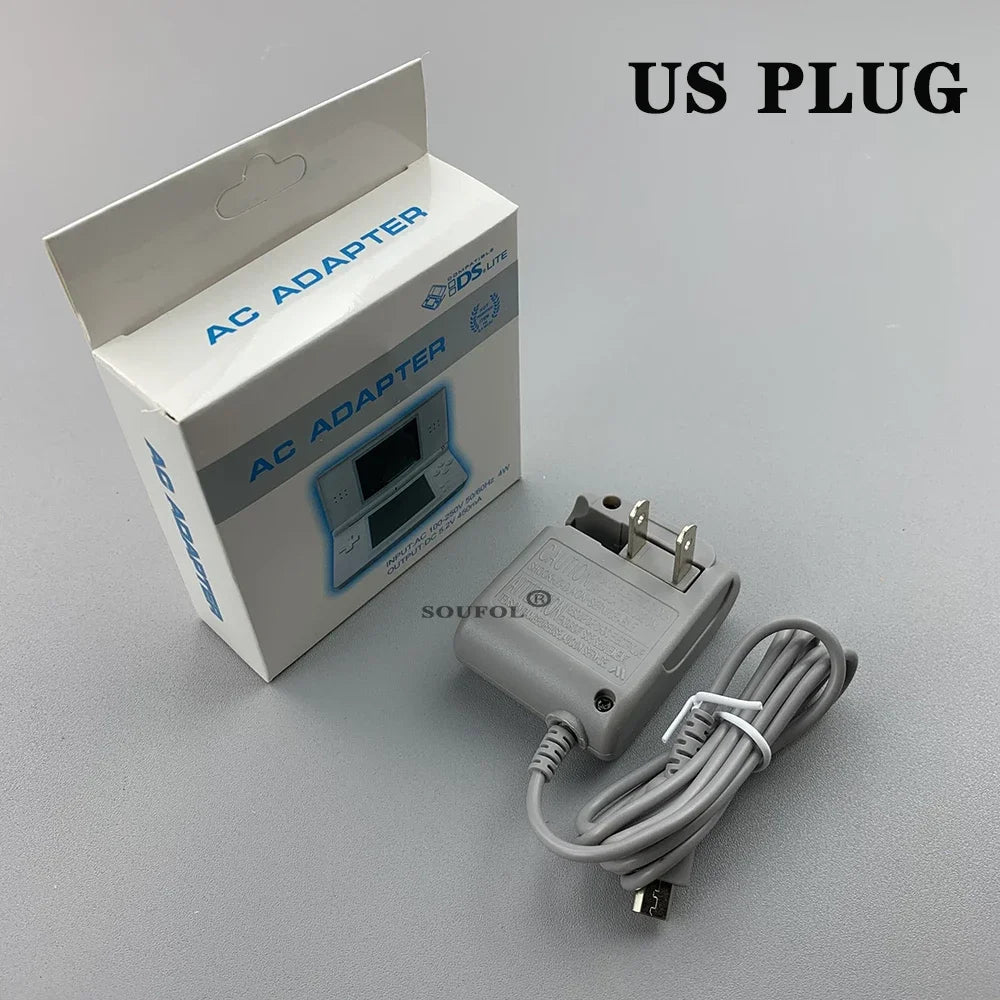 AC 100-240V Travel Wall EU US Plug Charger Adapter Power Supply for Nintendo DSL DS Lite NDSL AC Adaptor Accessoires