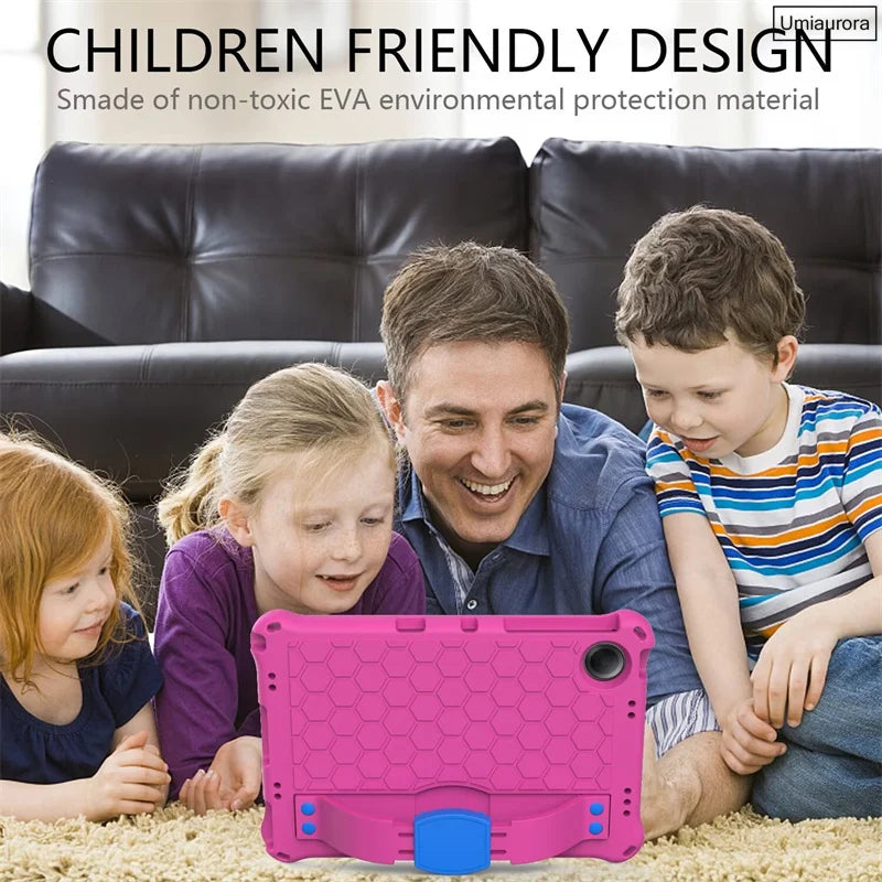 For Samsung Tab S5E S6 Lite 10.4" A7 A8 A9+ A11 Plus SM-X230 SM-X210 X130 T500 T510 Shockproof Stand Strap Tablet Case EVA Funda