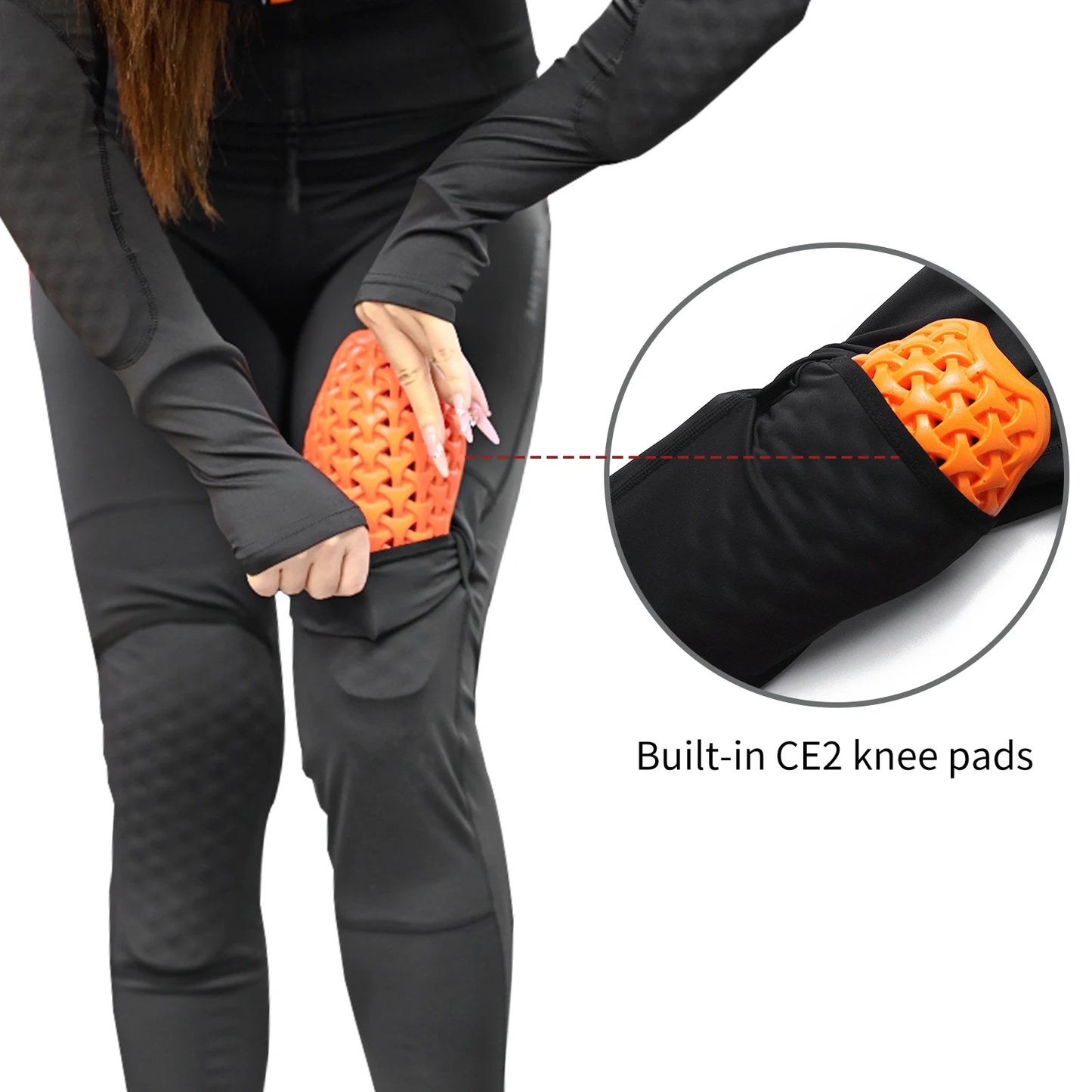 WOSAWE Women Motorcycle Soft Armor Full Body Summer Motorbike Protective Jacket Motocross Racing Pants CE Approved