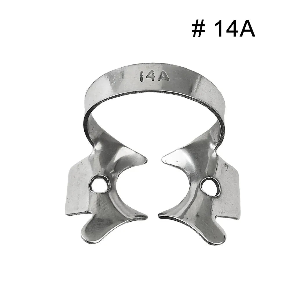 1Pc Dental Rubber Dam Clamps Stainless Steel Endodontic Restorative Barrier Clips Dentistry Orthodontic Material 20 Size Dentist
