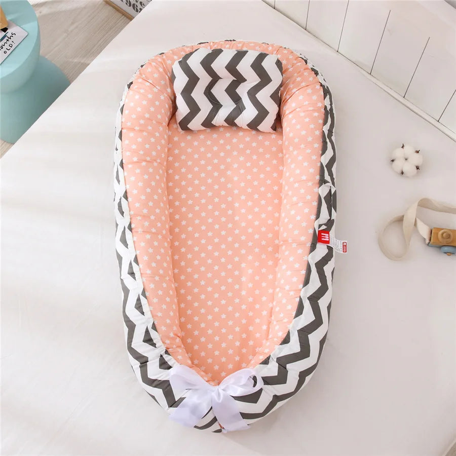 New Folding Baby Sleeping Nest Newborn Bed Crib Travel Playpen Mattress Child Toddler Playpens Photography Cama Bebe with Pillow