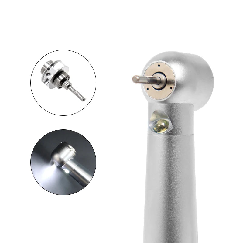 Dental LED High Speed Handpiece Triple/Three Water Spray 2/4 Holes E-generator Air Turbine Dentistry Tools