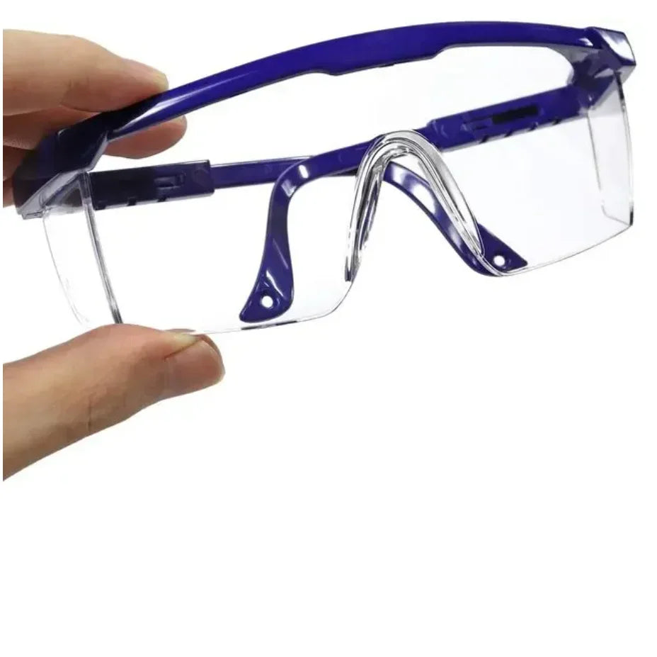 2Pairs Goggles Of Anti-Splash  Windproof And Dustproof Laboratory Industrial Riding Safety Goggles Men's And Women's Glasses
