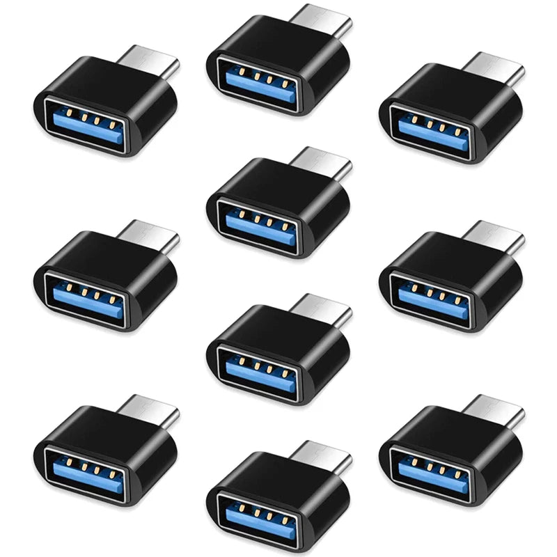Type C to USB Adapter 3.0 USB-C 3.1 Male OTG A Female Data Connector For MacBook Pro iPad Mini 6/Pro MacBook Air Type C Devices