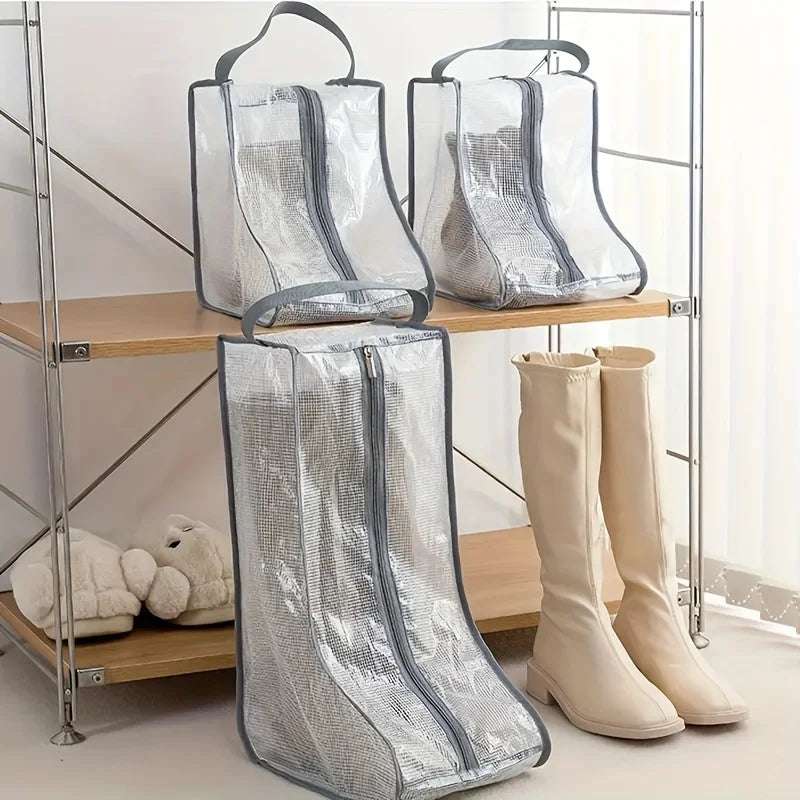 Boot Storage Bag Portable Shoes Organizer Waterproof Dustproof Protection Holder Bag for Household Travel Supplies