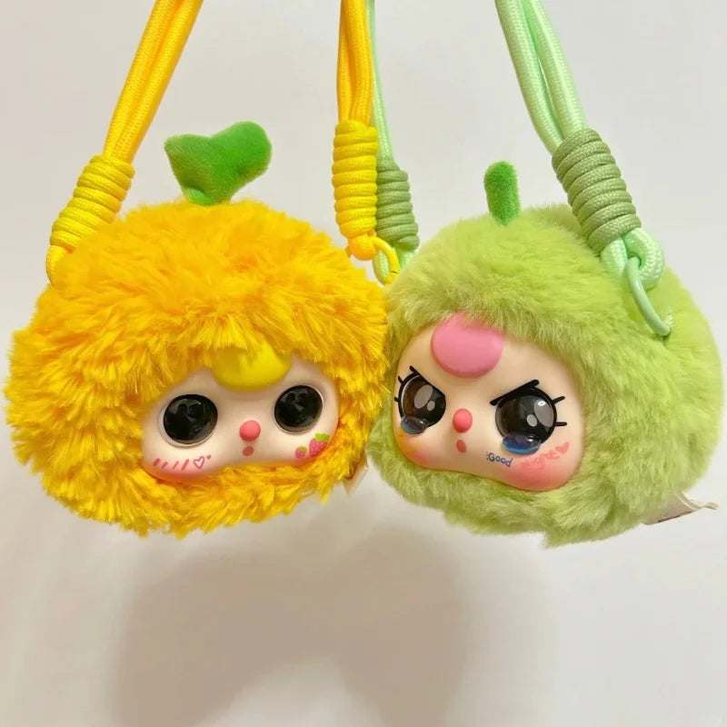 Baby Three Cute Fruit Plush Series Mystery Box Toy Doll Baby Three Guess Bag Stuffed Doll Blind Box Girls Cute Birthday Gifts