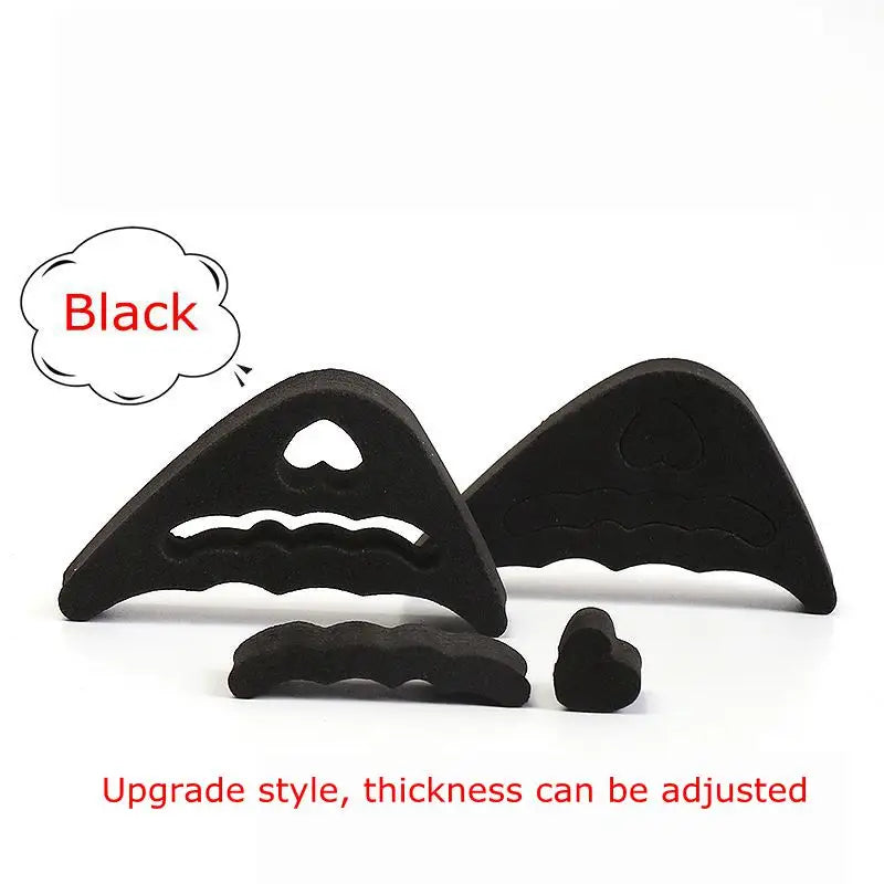Toe Plug Soft Half Insoles Reusable Toe Sponge Filler Inserts for Shoes Adjustable Too Big Foot Brace Pads Unisex Shoe Inserts