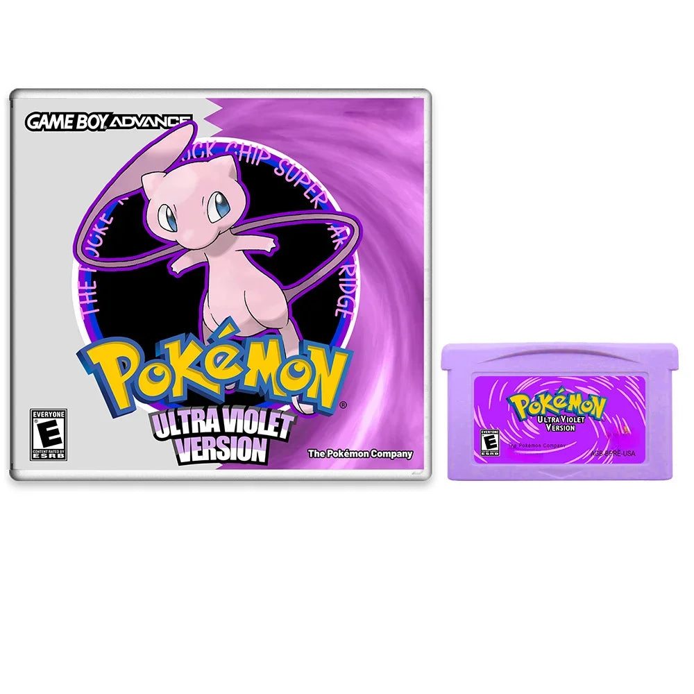 GBA RTC Pokemon  Real Clock  New Version 2.0 Game Card  Featured Popular English Games