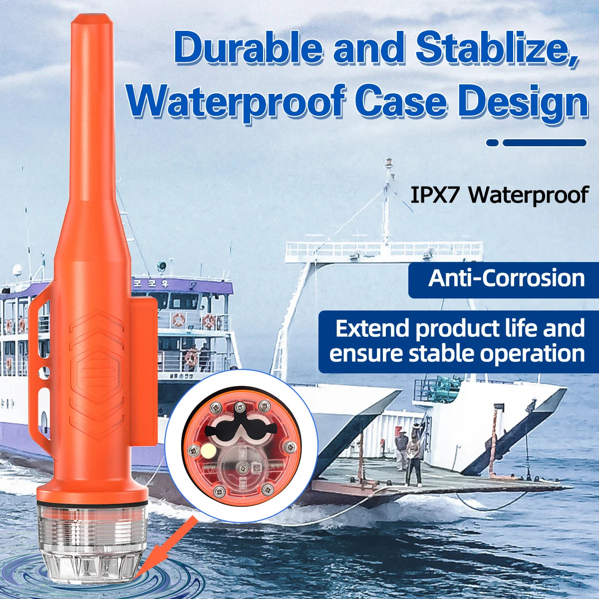 ABBREE AR-109M  Net Locator Waterproof Floating Fast Receiving GPS Positioning 15 Days Standby Buoy Tracker Boat Fishing Accesso