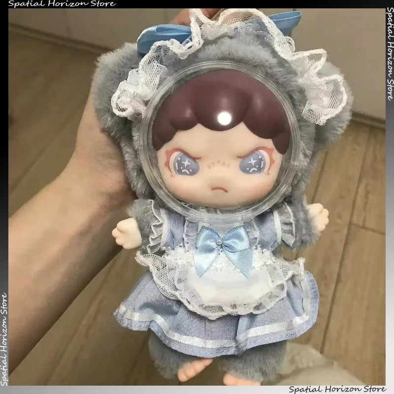 Transparent Face Mask for Mini Plush Doll Labubu Idol Kpop Doll Vinyl Toy Face Shield Doll Accessories Keep Doll Face Clean