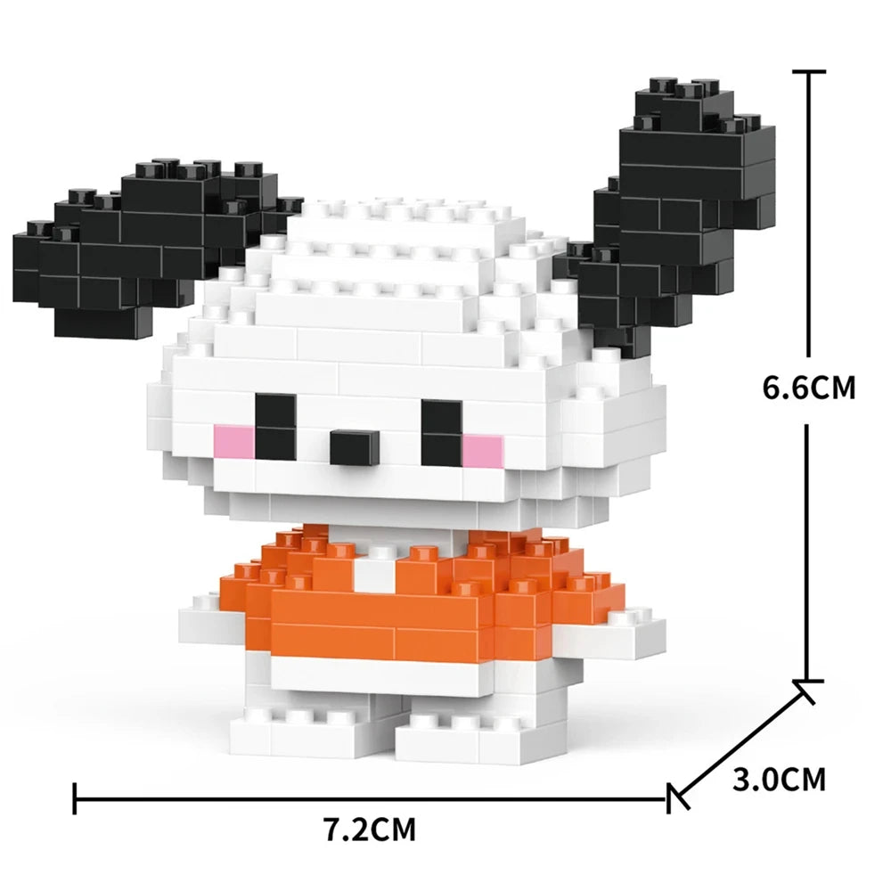 TOYLINX Mini Animal Building Blocks Assembled Model Cartoon Panda Doll Set 6 Years Old And Above Children Educational Toys Gifts