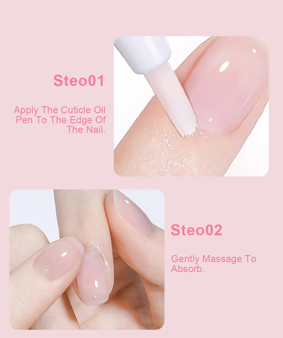 5ml Nail Nutritional Oil Pen 9 Scent Nail Care Cuticle Regeneration Oil Preventive Nail Nail Polish Nourishing Skin Pen