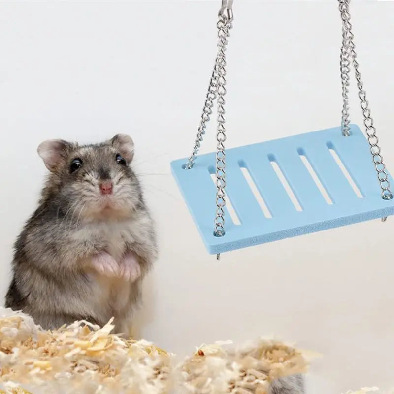 Assembled Hamster Slide Toy Guinea Pig Golden Bear Funny Breathable Hamster House Nest Chinchillas Hamster Exercise Toy Acessory