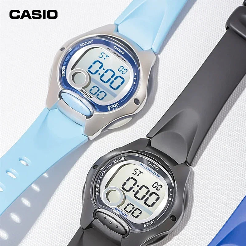 Casio LW-200 Sports Elementary School Girls Boys Cute South Korea Ins Wind Waterproof Digital Watch Stopwatch Calendar Display