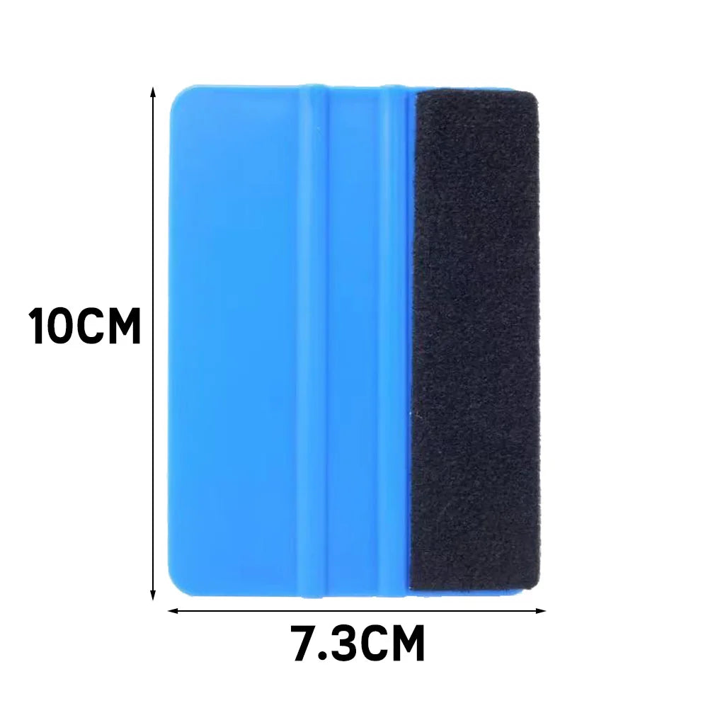 10pcs Car Stickers Film Install Squeegee Vinyl Carbon Fiber Scraper with Felt Squeegee Tool Film Wrapping Car Wrap Tools