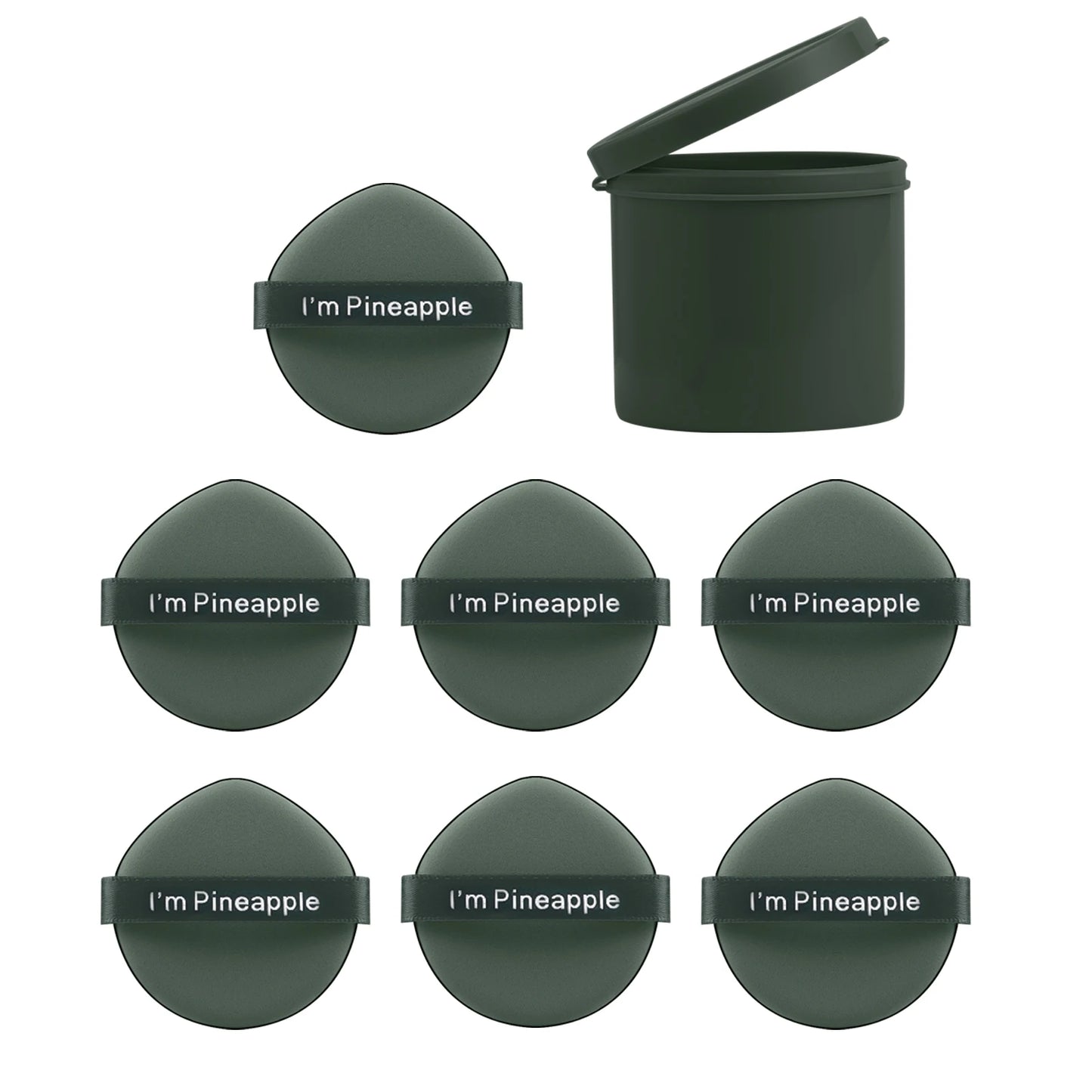 powder puff, 7pcs/box super-soft cushion  wet make-up sponge foundation powder powder BB cream special make-up tool