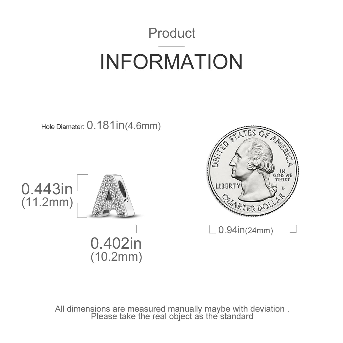 Real 925 Sterling Silver Charms Bracelets Classic 26 Letters Alphabet Charms Beads For Women Fine DIY Wedding Jewelry Gift