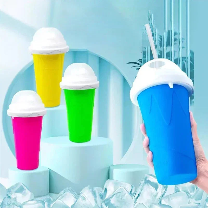 Slushy Maker Cup Slushy Cup For Homemade Smoothies Juice Ice Cream Summer Squeeze Beker Kitchen Tool