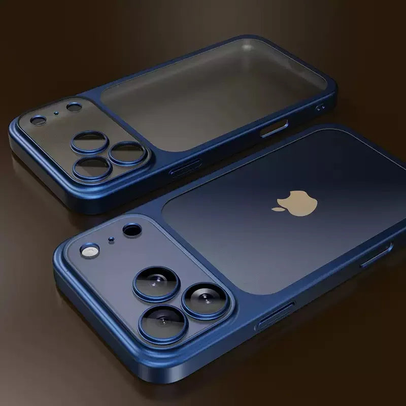 Official Cosmic Plating Frosted Translucent Thin Phone Case For iPhone 17 Pro Max/17/17Pro/Air Series Bumper Cover