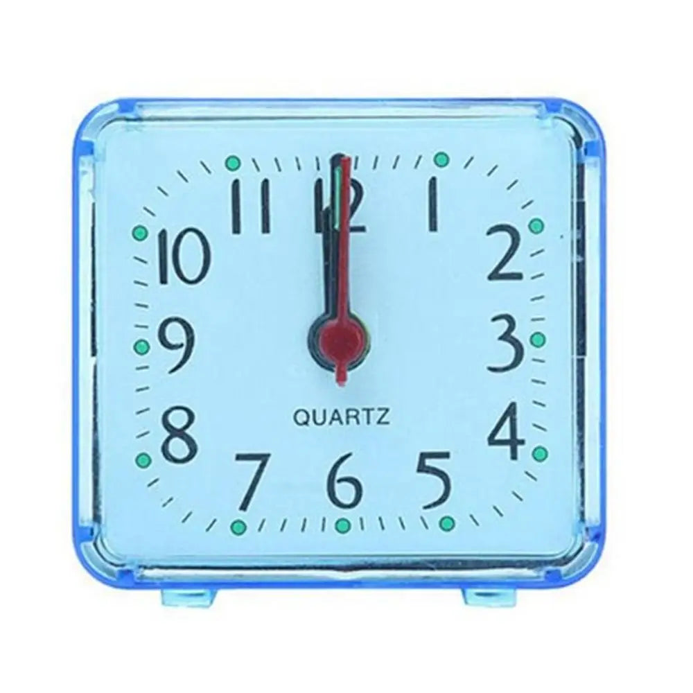 Mini Table Mute Clock Square Jelly Color Creative Alarm Clock