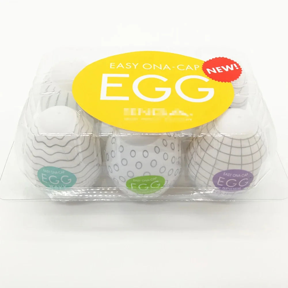 Male Masturbation Eggs Mini Penis Massager Blowjob Ghost Stimulating Stretchable Sex Portable Silicone Masturbator Toys for Men