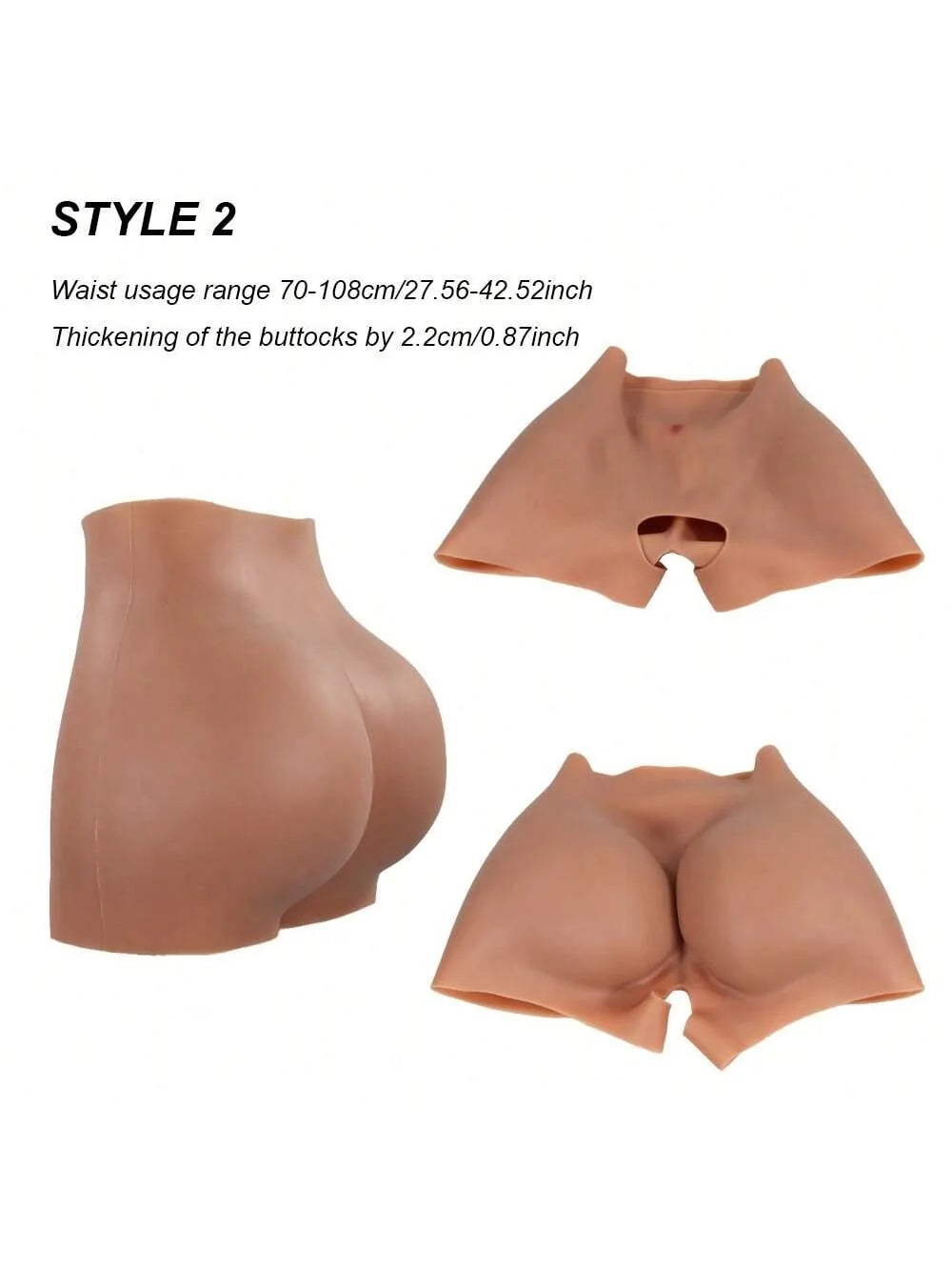 Women's High Waist Shaping Pants Silicone Hip Enhancer Artificial Butt Lifter Enhance Body Curves Hip Opening Underwear