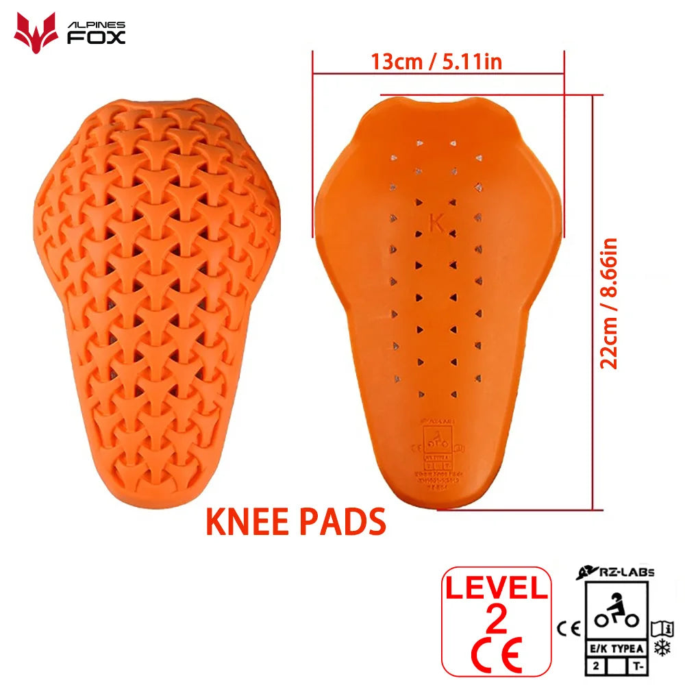 Motorcycle Protective Gear Insert Back Protection Motocross Jacket CE Protector Shoulder Pads Elbow Pads Motorcycle Equipment