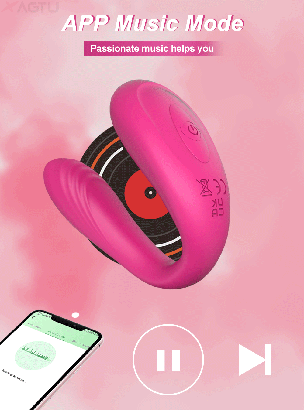 Remote Control Couple Vibrator for Women Clitoris Stimulate Female G-Spot Dual Wearable Vibrating Massage Adult Sex Toys
