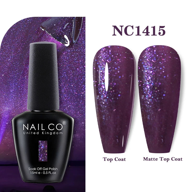 NAILCO Gel Nail Polish 15ml Nail Art Vernis Semi Permanent Soak off UV Gel Polish Gel Manicure Nail Varnish Nail Color Ongles