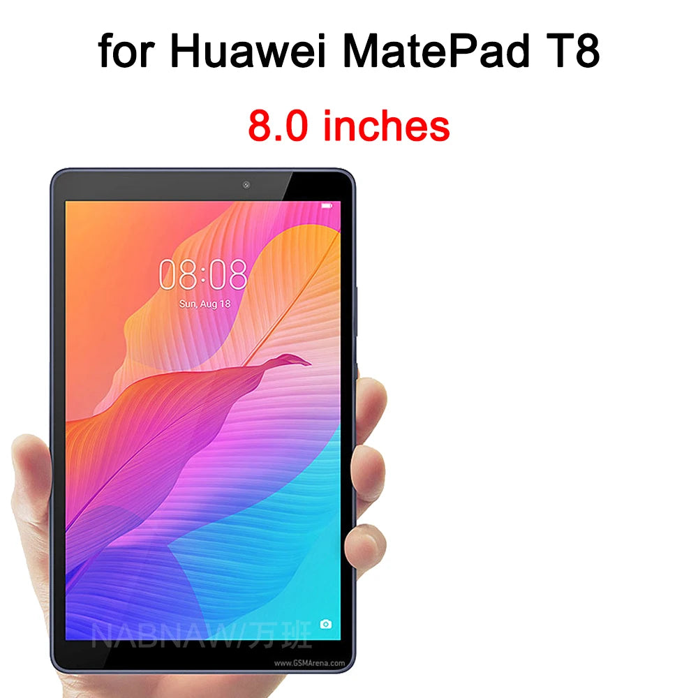 2PCS Tempered Glass Screen Protector For Huawei MatePad 10.4 10.8 Pro 11 T8 T 10s 2023 2022 2021 MediaPad T5 T3 10.1 9.6
