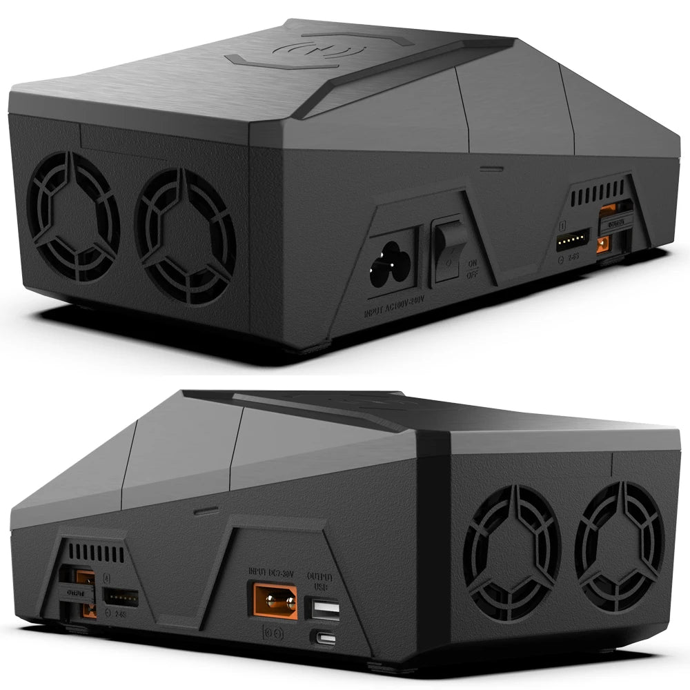 ToolkitRC Q6AC Charger AC 400W/DC 1000W 4CH output Built-in 65W USB A/TYPEC Output ,LiPo, 1-6S，NiMH 1-16S,PB 1-10S Charger IPS