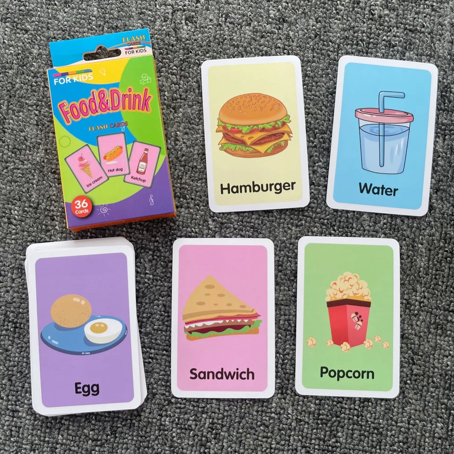 Flash Card Cognition Game Montessori Animal Fruits Body Learning Double Side Early Educational Toys For Kids Children Gift