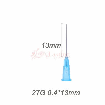 25pcs 18G 25G 27G 30G 31G 32G 34G Disposable Sharp Needle for Hyaluronic Acid Sterile Stainless Steel Tattoo Needles